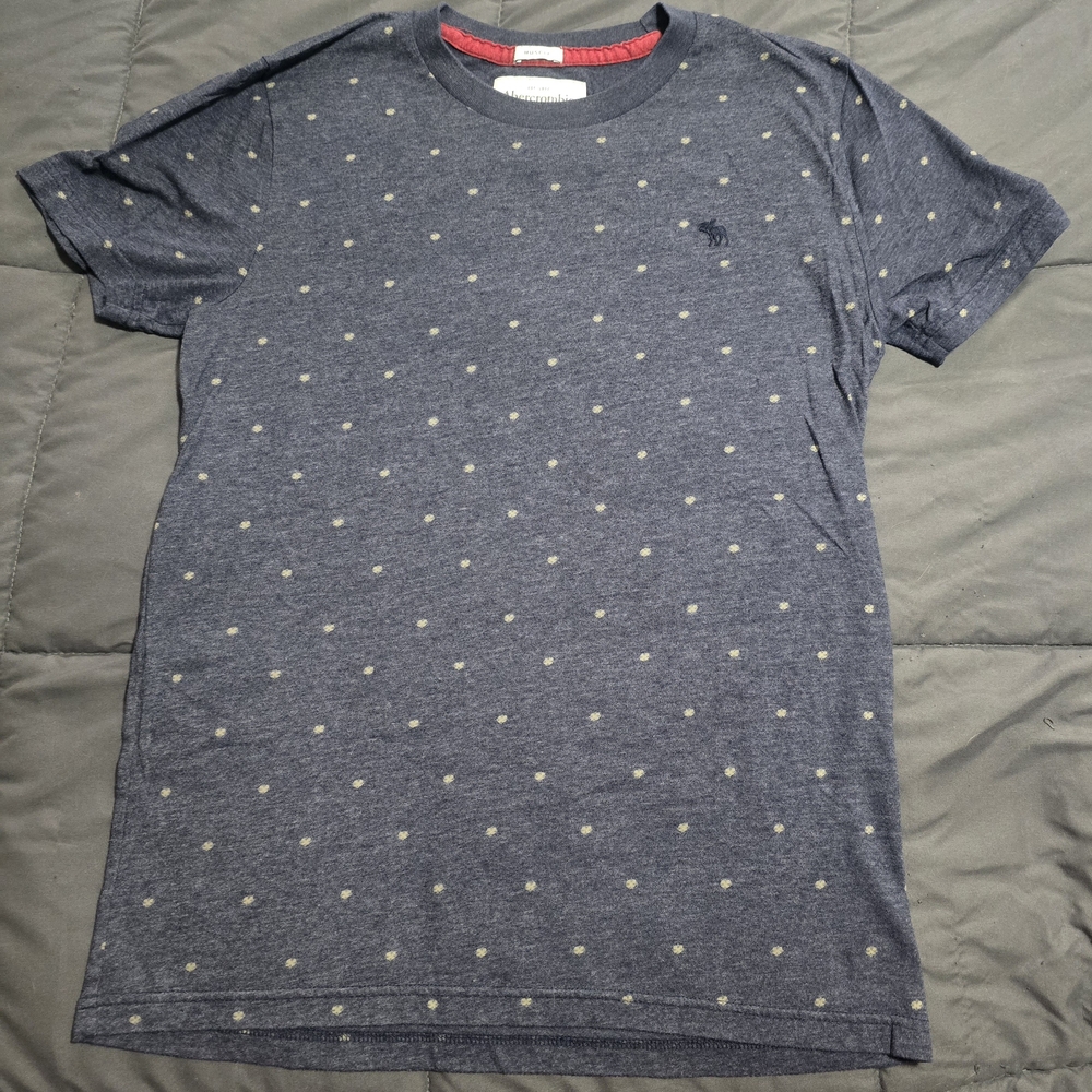 Men's Navy Blue Ambercrmbie & Fitch Shirt Size M